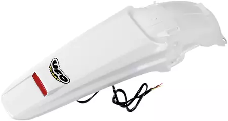 Aile arrière UFO avec lumière Honda CRF 450 X blanc - HO04603041