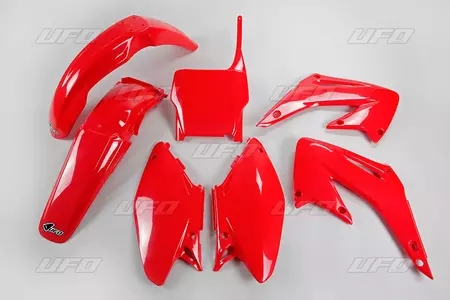 Комплект пластмаси UFO Honda CR 125-250 05-07 червен - HOKIT103070