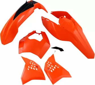 Conjunto de OVNIs de plástico cor de laranja - KTKIT520999