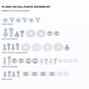 Skrūvju komplekts UFO plastmasai Honda CR 125 93-97 - AC02431