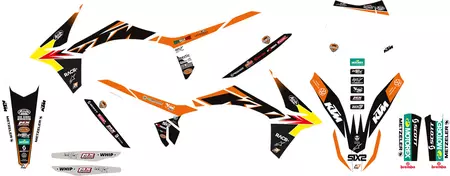Set stickers + Blackbird Trophy stoelhoes - 8537R21