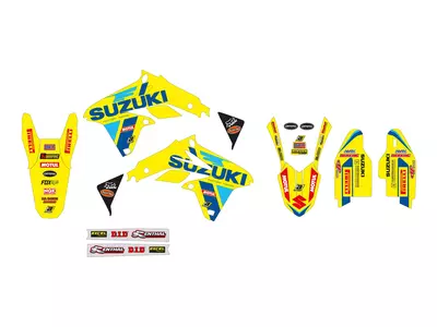 Blackbird Factory Team Suzuki KSRT 2022 lipdukų rinkinys - 2316R9
