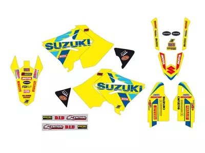 Blackbird Factory Team Suzuki KSRT 2022 dekaluppsättning för motorcykel - 2321R9