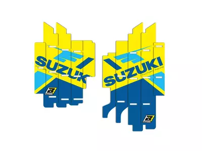 Naklejki na kratki chłodnicy Blackbird Factory Team Suzuki KSRT 2022