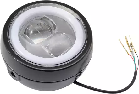 Daytona Capsule LED-koplamp zwart zijmontage - 88633