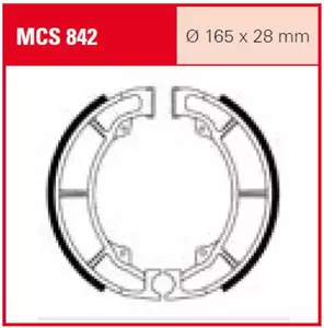 Calços de travão TRW Lucas MCS 842 - MCS842