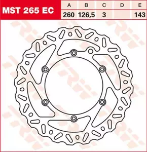 Bremsscheibe TRW Lucas MST 265EC vorne - MST265EC