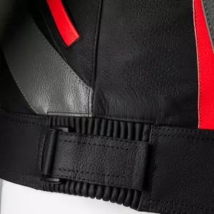RST Tractech Evo 4 CE giacca da moto in pelle nero/grigio/rosso fluo XXL-5