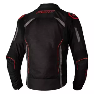 RST S1 Mesh CE fekete/piros L textil motorkerékpár kabát-2