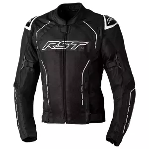 RST S1 Mesh CE черно/бяло 5XL текстилно яке за мотоциклет - 103117-WHI-54
