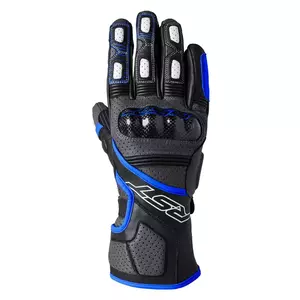 Mănuși de motocicletă RST Fulcrum CE gri/albastru/negru din piele M-1