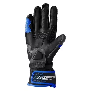 RST Fulcrum CE сиви/сини/черни кожени ръкавици за мотоциклет M-2