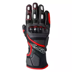 Mănuși de motocicletă RST Fulcrum CE gri/roșu/negru din piele M-1