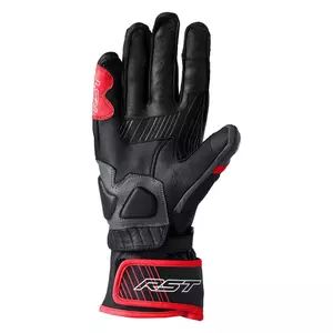 RST Fulcrum CE γκρι/κόκκινα/μαύρα δερμάτινα γάντια μοτοσικλέτας M-2