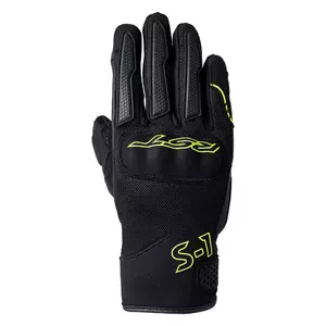 RST S1 Mesh CE текстилни ръкавици за мотоциклет черни/сиви/флуорово жълти L-1