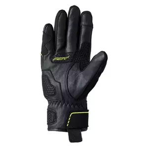 RST S1 Mesh CE υφασμάτινα γάντια μοτοσικλέτας μαύρο/γκρι/κίτρινο φλούο M-2