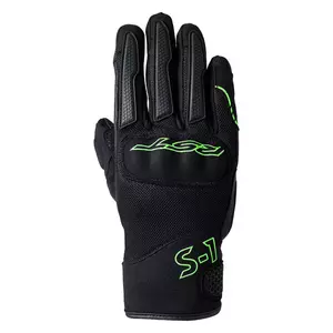 Mănuși de motocicletă RST S1 Mesh CE textile negru/gri/neon green M-1