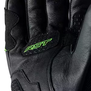Mănuși de motocicletă RST S1 Mesh CE textile negru/gri/neon green M-3