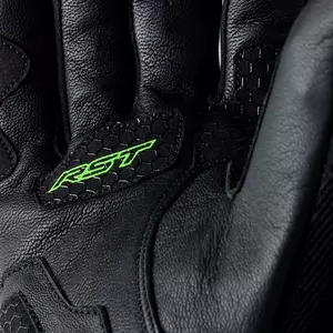 RST S1 Mesh CE текстилни ръкавици за мотоциклет черни/сиви/неоново зелени M-6