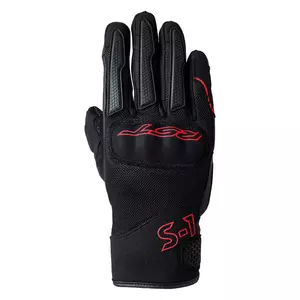 RST S1 Mesh CE текстилни ръкавици за мотоциклет черни/сиви/червени L - 103182-RED-10