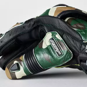 RST Tractech Evo 4 CE gants moto cuir camouflage kaki M-5