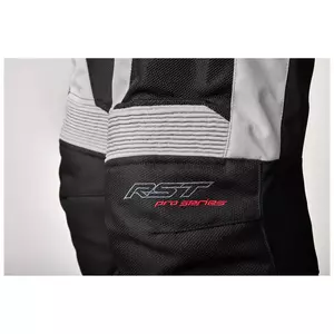 Pantalon de moto textile RST Ventilator XT CE argent/noir 4XL-5