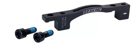 Adapter für Scheibenbremssattel Bremse PM160/PM203 schwarz - PW2006