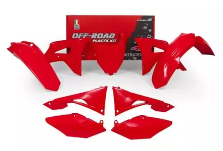 Juego de plástico rojo Racetech Honda CRF - KITCRF-RS0-522
