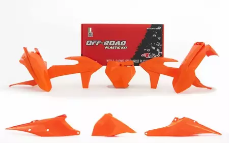 Sada plastů Racetech oranžová - KITKTM-AR0-599