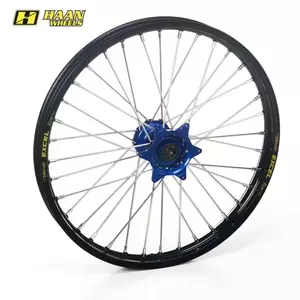 Haan Wheels 17x5.00x36T nero/blu ruota anteriore completa - 136509/3/5/T