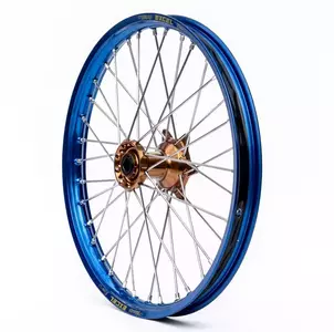 Llanta delantera completa Haan Wheels 21x1.60x36T azul - 155419/5/9
