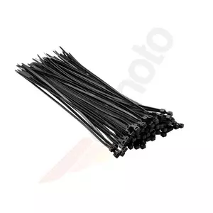 Sada kabelových stahovacích pásků 2,5 x 200 mm 100 ks černá Top Tools