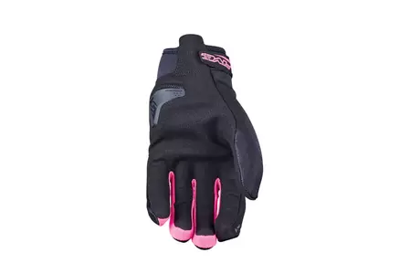 Cinci Globe Evo Lady mănuși de motocicletă negru/fluo roz 10-2