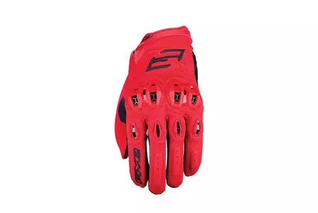 Five Stunt Evo 2 κόκκινα 9 γάντια μοτοσικλέτας-1