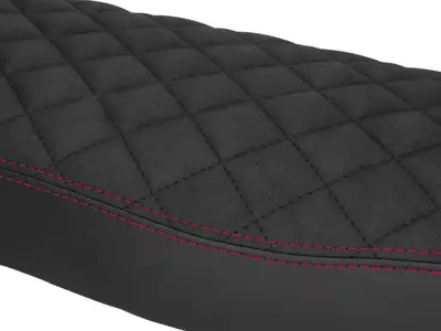 Schmitt sėdynės užvalkalas Simson S50 S51 S70 juodas raudonas siūlas - STT49206