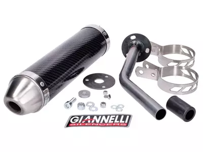 Silenciador Giannelli carbono Fantic Motor Enduro 50 Casa Perf 2018 - 34704HF