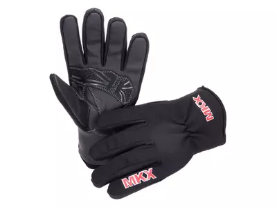 MKX zimske motoristične rokavice Serino Winter S črne