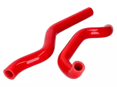 Węże chłodnicy silikonowe Naraku Rieju MRT Beta Sherco czerwony