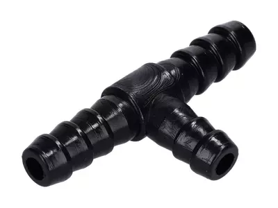 Tubulatura de combustibil T-piece 8mm negru - 43383