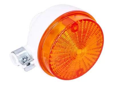 Bageste blinklys Simson MZ orange diffusor hvidt hus - 41718