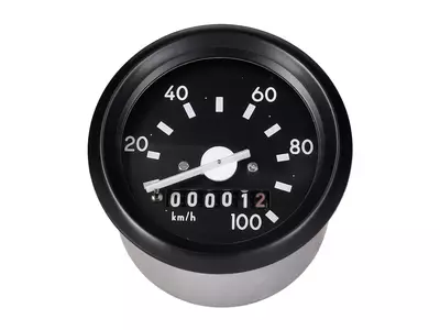Speedometer 100 km/t 60 mm Simson uden blinklys - 41724