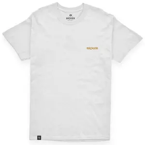 Broger Moto Chill Club T-shirt weiß XS-1