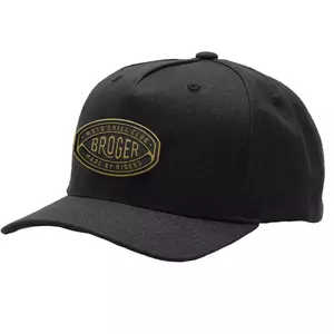 Broger Snapback ženkliukas kepurė juoda - BR-CAP-BADGE-01-OS