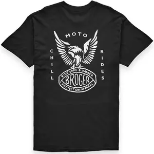 T-shirt Broger Eagle sort XL-2