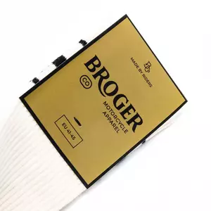 Broger SX creme-sorte sokker 36/40-5