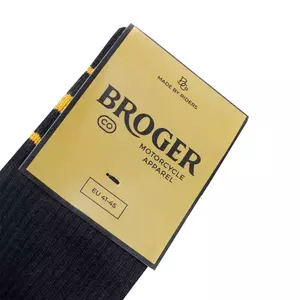 Broger SX schwarz-goldene Socken 36/40-4