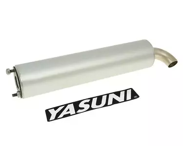 Tłumik końcówka wydechu Yasuni Scooter aluminiowa - YAZ-SIL034R