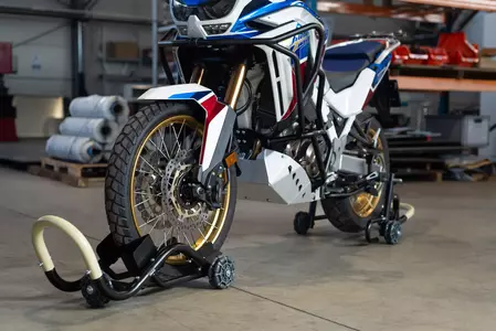 Motociklo daugiaašių vežimėlių rinkinys galinis svyruoklis + priekinis Yakk EXP AXEL / LER L-6