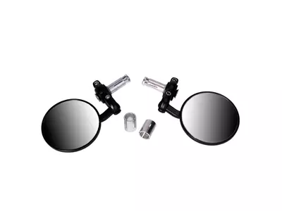 Espelhos retrovisores de guiador em alumínio 101 Octane preto - IP40388