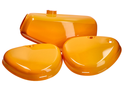 Zbiornik i osłony boczne pomarańczowy Simson - 49097
